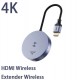 Bộ Phát HDMI Không Dây 4K@30Hz Jasoz T-G167 — Băng Tần Kép 2.4GHz + 5GHz, Kết Nối Không Cần App